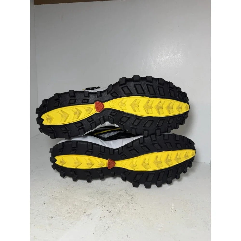 Nike ACG phassad Shoes Mens Sz 8 Black yellow zest Athletic Air Training EUC